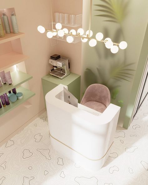 Small Spa Interior Design, Nail Salon Interior, Esthetician Room Decor, Dental Office Design Interiors, Spa Room Decor, Spa Interior Design, Salon Suites Decor, Nail Salon Decor, Nail Salon Design