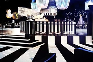 From black-and-white straws to striped linens, here are clever ideas for executing the classic theme. Black And White Illusions, Governors Ball, Corporate Events Decoration, Gov Ball, Black And White Theme, Blue Hawaii, Black Backdrops, Black And White Decor, Gala Dinner