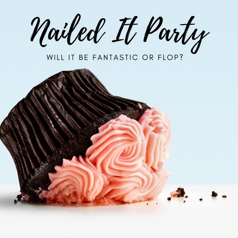 Nailed It Party, Cooking Birthday Party, How To Use Fondant, It Party, Two Layer Cakes, Kids Cooking, Fun Sleepover Ideas, 13th Birthday Parties, Nails For Kids