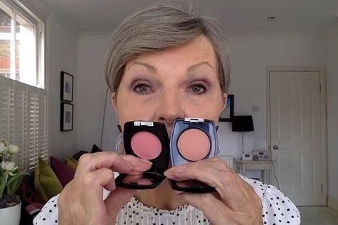 Blush Makeup Tutorial, Makeup Tips For Older Women, Makeup For Older Women, How To Apply Blush, Makeup Guide, Beach Hacks, Makeup For Beginners, Cream Blush, Blush Color