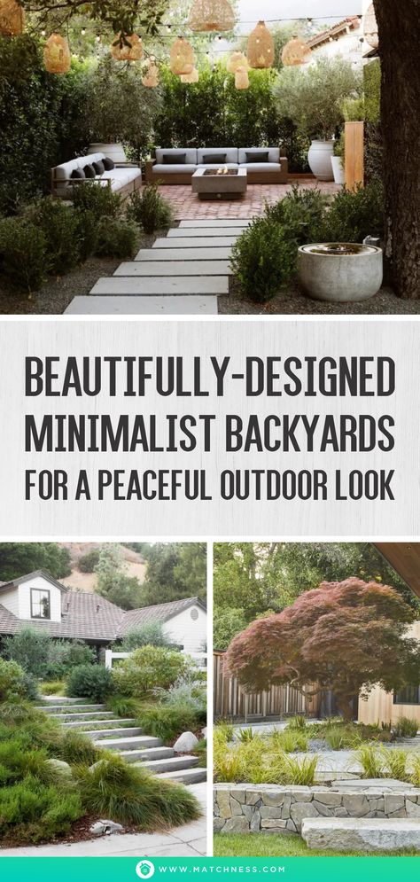 A minimalist garden will encourage the usage of well-manicured spaces, clean-lined furniture, and minimal ornamentation. Check the ideas below for wonderful minimalist backyards. #backyardideas #minimalistbackyardideas #minimalistgarden Minimal Backyard, Minimalist Backyard, Minimal Garden, Minimalist Landscaping, Outdoor Look, Minimalist Garden, Courtyard Design, Contemporary Minimalist, Backyards