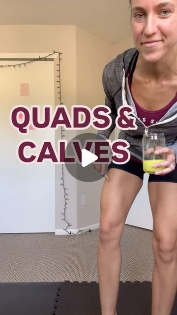 AMANDA ROSE | Health & Fitness on Instagram: "QUADS & CALVES let’s go!! ⁣
⁣
Programs like this one that incorporate these basic exercises is where a lot of my lower body tone/definition results have come from. ⁣

For this quads and calves workout do each move x12 (12 each for single side moves) 3 rounds of each block before moving to the next. 

Remember your legs are likely a strong muscle, but you don’t have to lift what I do. Start where you are and progress from there. My kettlebell is 60lb, the black dumbbells are each 50lbs, and for single leg calf raises I used 35lbs. 
⁣
Something I was worried about when I started doing workouts exclusively at home with dumbbells was losing/not being able to build addition leg muscle.⁣
⁣
Results from home with programs like this one eased my mind a Leg Exercises With Kettlebell, Quads Calves And Core Workout, Quad Calves Workout, Quads And Calves Workout Dumbell, Toned Legs And Glutes Workout, Calf Building Exercises For Women, Quad Exercises At Home, Quad Workout At Home, Calf Workouts For Women