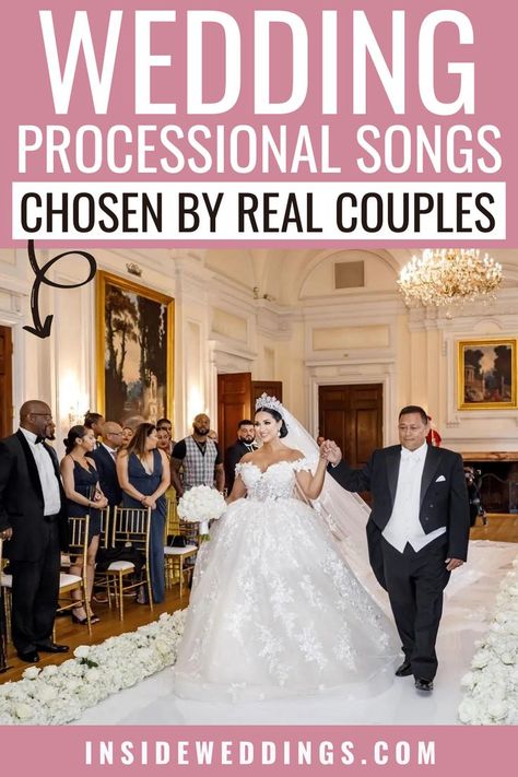 Wedding Walk Out Songs, Bridal Party Processional Songs, Walking Down Aisle Songs, Wedding Processional Songs, Wedding Aisle Songs, Wedding Processional Music, Bride Aisle, Processional Wedding Songs, Wedding Entrance Songs