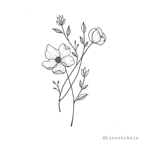 Small Flower Drawings, Cool Little Tattoos, Buttercup Tattoo, Simple Flower Tattoo, Simple Flower Drawing, Easy Flower Drawings, Flower Tattoo Drawings, Buttercup Flower, Wildflower Tattoo