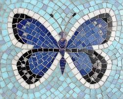 Adonis Butterfly, Easy Mosaic, Butterfly Mosaic, Paper Mosaic, Mosaic Stepping Stones, Mosaic Flower Pots, Mosaic Animals, Mosaic Garden Art, Mosaic Kits