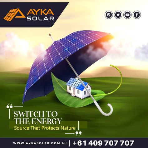 Let’s shine a light on our future by choosing a sustainable solution that benefits both our environment & wallets. Switch to solar energy with #aykasolar. For More Information 📲 Call us on +61 409 707 707 💻 Visit us at https://www.aykasolar.com.au/ 📩 Send us an email at enquiries@ayka.com.au #aykasolar #solarpanelinstallation #solarpower #solarpanelsystem #solarinstallationm #solarenergy Solar Energy Design, Protect Nature, Solar Companies, Solar Solutions, Solar Energy Panels, Motion Design Video, Best Solar Panels, Social Media Planning, Portfolio Images