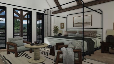 Lukas on Twitter: "Ladies and gentlemen, The master suite😌 #bloxburg #bloxburgbuilds #favexavesdreamhome https://t.co/89cDNUo8Ca" / Twitter Cozy Living Room Warm, Bloxburg Bedroom, Two Story House Design, Bloxburg Builds, House Decorating Ideas Apartments, Small House Layout, Diy House Plans, House Floor Design, Open Plan Living Room