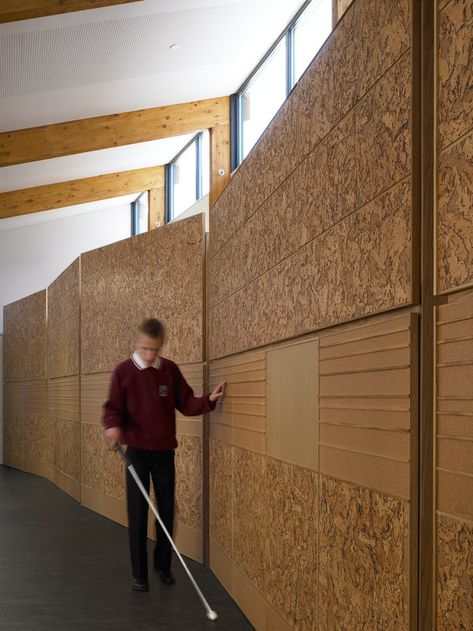 Hazelwood School, Architectural Writing, Barrier Free Design, Accessibility Design, People Architecture, Educational Architecture, Blinds Design, School Interior, Modern Architects