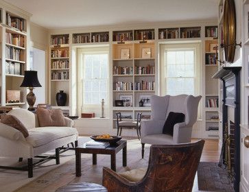 Stairs Office, Styled Bookshelves, Bookshelf Inspiration, Under The Stairs, Window Seats, Office Window, Bookshelf Design, Interior Stairs, Home Libraries