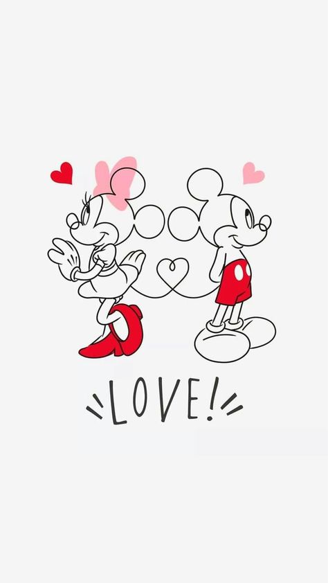 January Wallpapers, January Month, January Wallpaper, Disney Pop Art, Mickey And Minnie Love, Disney Silhouettes, Wallpapers Ipad, Disney Valentines, Images Disney