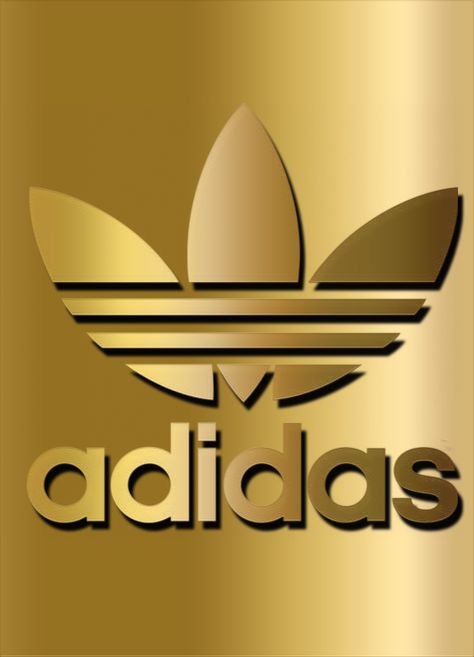 Adidas LOGO DORADO Adidas Wallpaper Backgrounds, Exotic Animals Art, Adidas Wallpaper, Adidas Logo Wallpapers, Chanel Poster, Adidas Art, Adidas Originals Logo, Adidas Casual, Adidas Wallpapers