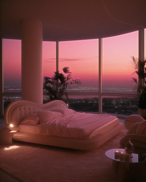 Miami 1982 🩷🌴 • • • • (AI images — MJ 5.2) #80sinterior #1980sinterior #80saesthetic #1980s #80svibes #80snostalgia #80sdecor #80s #vintage #interiordesign #homedecor #luxuryhomes Miami 80s Interior, Miami 80s Aesthetic, 80s Aesthetic Bedroom, 80s Miami Aesthetic, Vegas Penthouse, 1980s Interior Design, 80’s Decor, Vaporwave 80s, 1980s Home