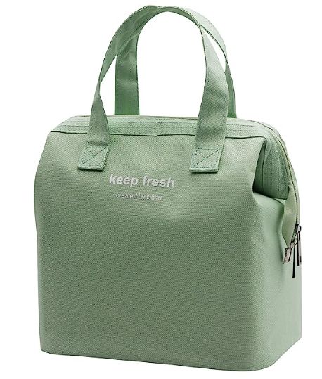 Lunch Bag Aesthetic, Luxury Lunch Bags, Trendy Lunch Bag, Simple Bento, Sling Bag Outfit, Luxury Lunch, Green Lunch Box, Stylish Lunch Bags, Lunch Boxes For Women