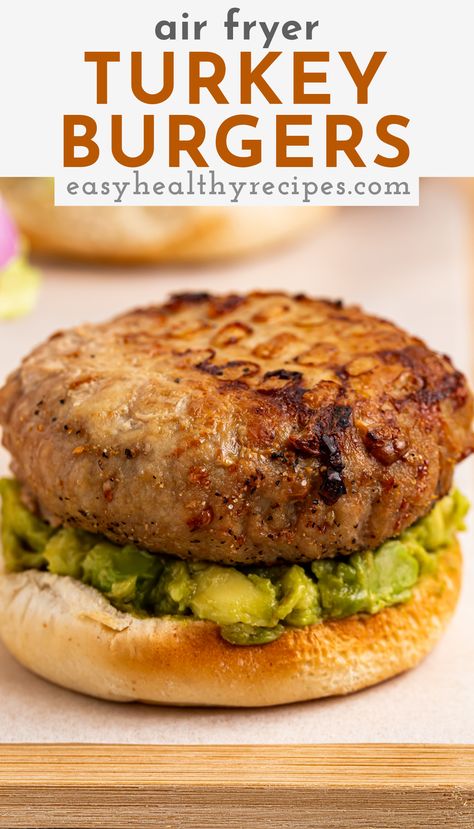 Air Fryer Turkey Burger, Turkey Burger Recipes Healthy, Seasoned Turkey, Ground Turkey Burgers, Turkey Egg, Air Fryer Turkey, Turkey Patties, Greek Turkey Burgers, Turkey Meat Recipes