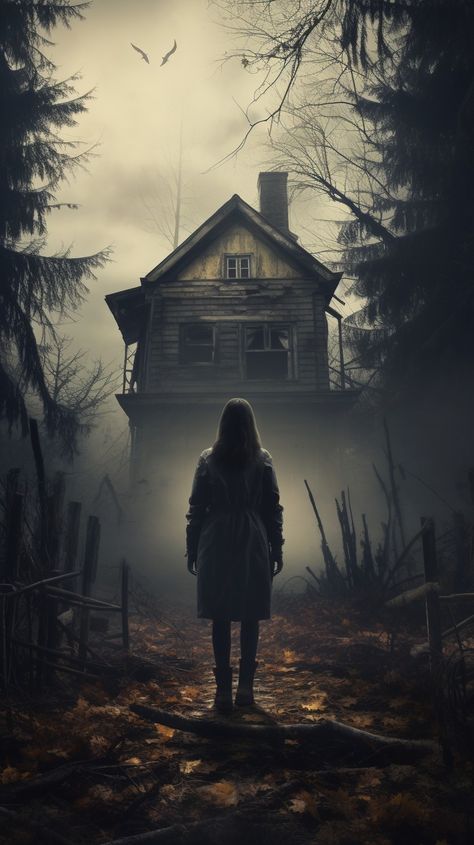 Horror Wallpapers Hd, Haunted House Pictures, Scary Forest, Coffee Sunday, Book Cover Art Design, Dark Art Photography, Happy Diwali Images, Dark Images, Dreams And Nightmares