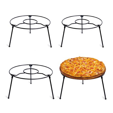 PRICES MAY VARY. The pizza holder stand pan rack riser - great display way to serve pizza, appetizers, desserts and any other plated desserts, foods, and appetizers Pizza holder stand pan rack riser is ideal for serving at any cafe settings ,restaurant and bar or for the enthusiastic at home chef and buffet table Pizza holder stand pan rack riser with scratch-resistant black powder-coating proved durability while adding a sophisticated look, ideal for all themes, home decorations and party Iron Italian Pizza Wedding, Pizza Table Display, Pizza Display For Party, Pizza Holder, Pizza Stand, Pizza Display, Plates Display, Pizza Station, Pizza Wedding