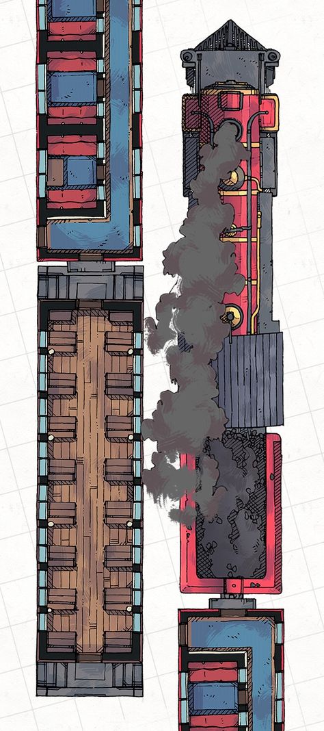 Our 2-Minute Passenger cars, FREE map assets for D&D / Dungeons & Dragons, Pathfinder, Warhammer and other table top RPGs. Tags: car, dwarf, eberron, old west, passenger car, steam train, steampunk, train, wild west Dnd Train Battle Map, Wild West Battle Map, Steampunk Train Art, Dnd Steampunk Battle Map, Dnd Western Map, Train Battlemap, Dnd Train Map, Dnd Map Assets, D&d Maps