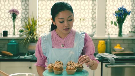 Cherry Turnovers, Peter Kavinsky, Jean Peters, Chocolate Peanut Butter Cupcakes, Cooking Aesthetic, Peanut Butter Cupcakes, Movies For Boys, Lana Condor, Lara Jean