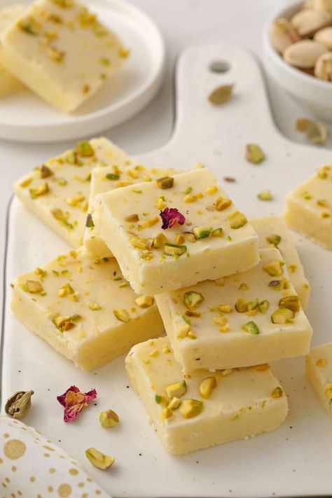 Instant Pot Milk Burfi (Milk Fudge) | My Heart Beets Beets, Instant Pot, My Heart, Milk, Cake, White