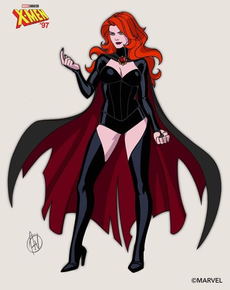 Marvel Female Superheroes, Female Villain Character Design, Deadpool Oc, Queen Concept Art, X Men Oc, Madelyn Pryor, Supervillain Oc, Madelyne Pryor, Dc Oc