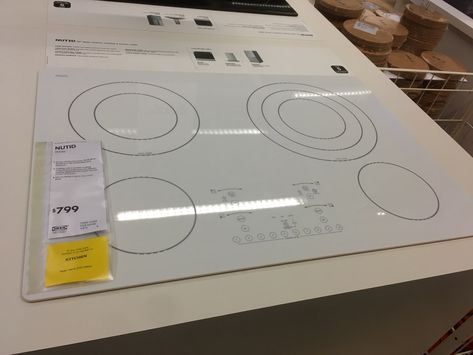 White cooktop ikea White Cooktop, Induction Cooktop Kitchen, Cooktop Kitchen, Ikea Usa, Kitchen White, Induction Cooktop, Kitchen Reno, Dream Home Design, White Kitchen