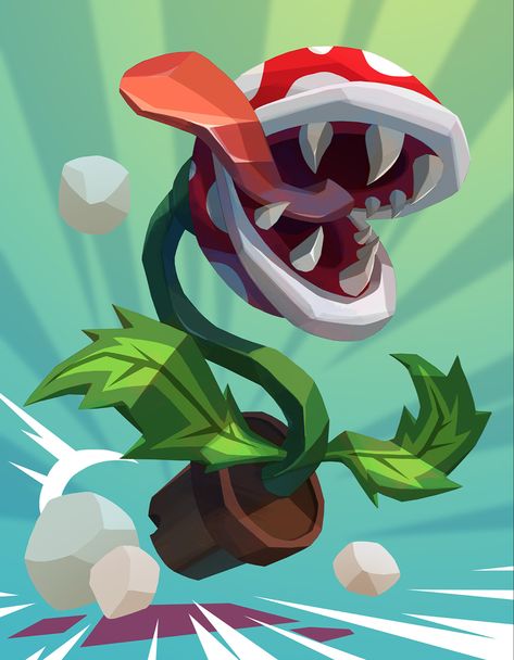 Piranha Plant, Super Mario Art, Nintendo Art, Mario Art, Character Design Animation, Plant Illustration, Know Your Meme, Drawing Reference Poses, Cute Illustration