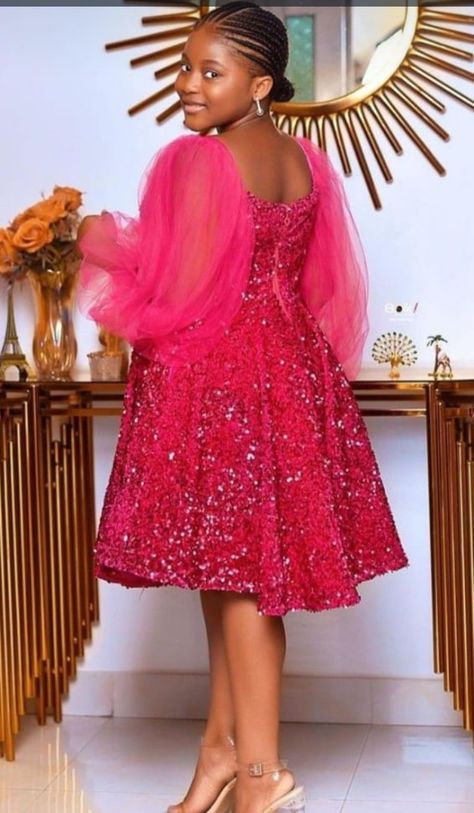 Lace Gown Styles For Teenage Girl, Lace Gown Styles For Teenagers, Teenage Gowns, Children Lace Gown Styles Nigeria, Kids Lace Dress, Nigerian Lace Styles Dress, Ankara Short Gown Styles, Goddess Gown