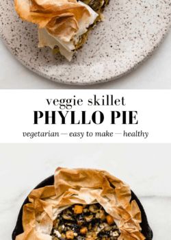 Vegetable Phyllo Pie, Phyllo Pie, Chia Recipes, Phyllo Recipes, Vegan Thanksgiving Dinner, Veggie Skillet, Veggie Pies, Veggie Main Dishes, Vegetable Pie