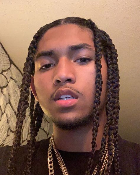 On My Block, Minimalist Tattoo Ideas, Estilo Cholo, Cholo Style, Plaits Hairstyles, Cute Black Guys, Mens Braids, Mens Braids Hairstyles, Long Hair Styles Men