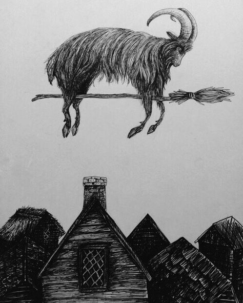 (Brazil) Bill Crisafi, Black Phillip, Macabre Art, A Goat, Occult Art, Arte Inspo, Witch Art, Six Feet Under, Creepy Art