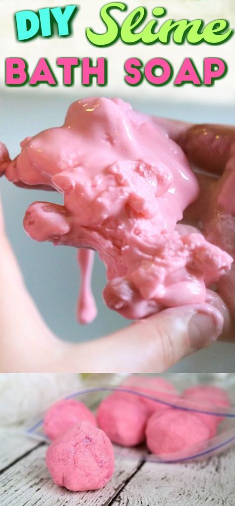 How to Make Slime with Soap - this Playdough Slime Soap is made with Castille soap and kitchen ingredients. (Hand soap option) #slime #kids #soap #kidscrafts #kidsactivities #soapmaking #crafts Bath Slime, Play Dough Soap, Playdough Slime, Easy Play Dough, Slime Kids, Soap Slime, Castille Soap, Kitchen Ingredients, Slime For Kids