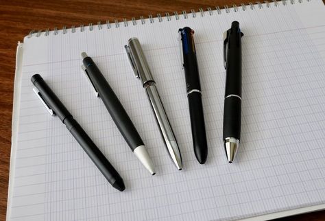 Guide to Multifunction Pens: Picking the Best Multi Pen for your Needs — The Gentleman Stationer Field Notes Wallet, Desk At Home, Multi Color Pen, Best Fountain Pen, Color Pen, Pen And Pencil, Multi Pen, The Gentleman, Field Notes