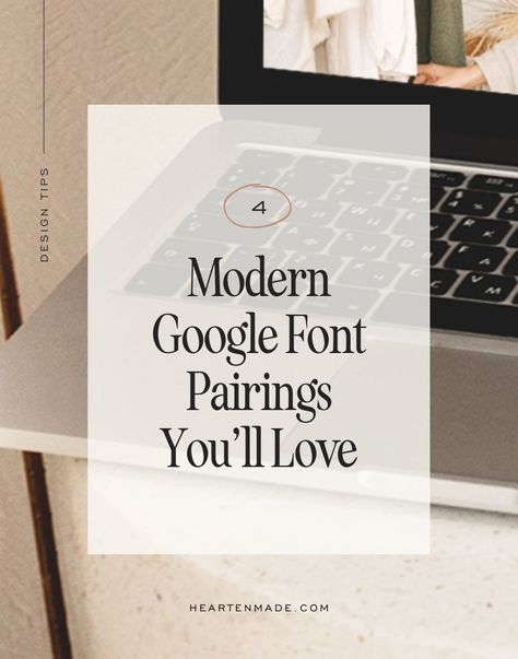 4 Modern Google Font Pairings You’ll Love Google Fonts Pairings, Google Font Pairings, Font Pairings, Love Post, Google Fonts, Wordpress Design, Wordpress Plugin, Web Business, Font Pairing