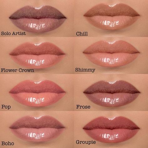 Hair That Flips Out Hairstyles, Morphe Lip Gloss, Bridal Lip Color, Natural Lip Gloss Color, Wedding Lip Color, Lip Gloss Nails, Perfect Lip Color, Natural Lip Colors, Lip Gloss Colors