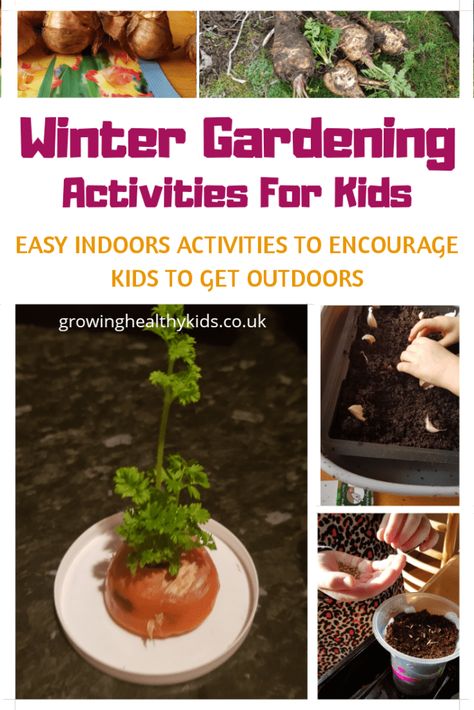 Winter Gardening Activities For Kids Gardening Activities For Kids, School Garden Club, Crafts To Try, Gardening Activities, Winter Gardening, Simple Activities, Garden Activities, Kids Garden, School Garden