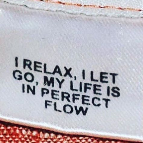 I RELAX, I LET GO, MY LIFE IS IN PERFECT FLOW... #inspiration #quote #wisewords #words Happy Words, New Energy, Note To Self, Quote Aesthetic, Pretty Words, Let Go, Pretty Quotes, Beautiful Words, Positive Affirmations