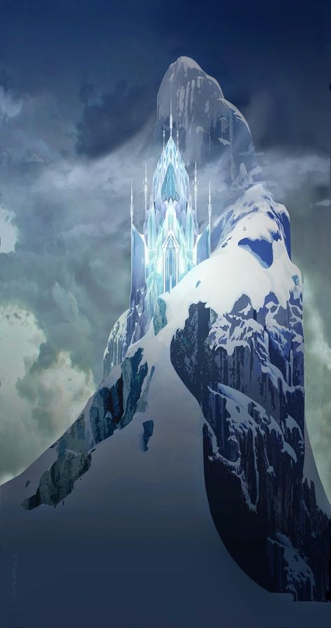 Frozen 2 is Officially Being Developed by Walt Disney Animation Studios Frozen Photos, Deco Disney, Ice Palace, Desenhos Gravity Falls, Landscape Concept, Disney Concept Art, Queen Art, Walt Disney Animation, Walt Disney Animation Studios