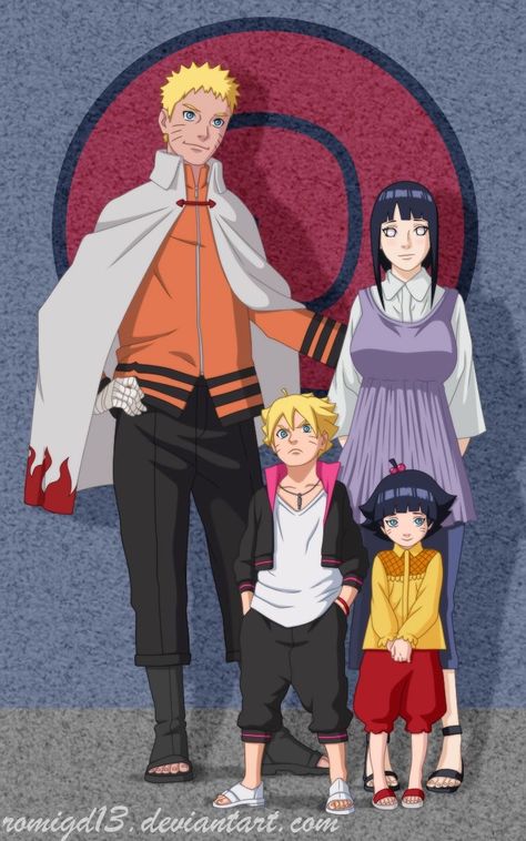 Naruto Y Hinata, Naruto Hinata, Uchiha Family, Naruto Family, Naruto Uzumaki Hokage, Uzumaki Family, Naruto Couples, Naruto Teams, Sasuke Sakura