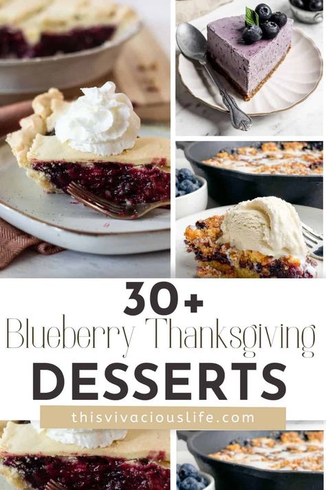 Blueberry lovers, this post is for you! We have everything from blueberry syrup to blueberry cornbread streusel. These 30 blueberry Thanksgiving desserts are perfect for the holidays or for any other special occasion. Frozen Blueberry Recipes, Blueberry Crumble Pie, Blueberry Cornbread, Blueberry Simple Syrup, Homemade Blueberry Pie, Dairy Free Muffins, Blueberry Delight, Blueberry Pound Cake, Blueberry Crumble Bars