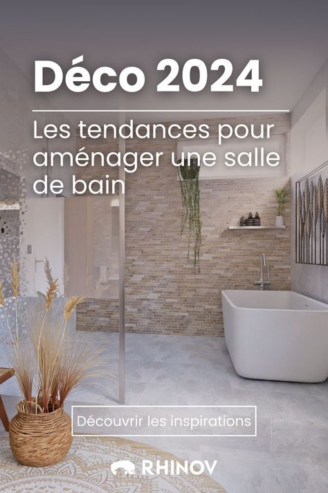 Vous craquez pour les salles de bain tendances ? Nous vous proposons plusieurs astuces illustrées par des projets de déco, découvrez-les. #salledebain #aestheticsalledebain #decoration