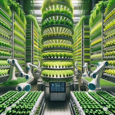 Hydroponic Aesthetic, Cyberpunk Farm, Futuristic Farm, Eco Futurism, Food Scarcity, Hydroponic Gardening System, Vertical Farm, Future Technology Concept, Smart Farm