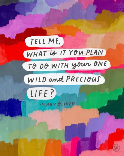 So, tell me! I’ve always loved this quote. It feels like a challenge in yet a reminder that this is it - your one life. It’s wild and precious. #createyourlife #liveonpurpose #createyourreality #colorful #paintswatches #positivity #happyart #womendesigners #artistsofinsta #livewithpurpose #createthelifeyoulove #colorfulabstract #dreambigger #purposedriven #empoweringothers #womenwholead #mindsetshift #lifebydesign #growthmindset #intentionalliving #choosehappiness #authenticself #findyou... Colorful Life Quotes, Vibrant Quotes, Mary Oliver Quotes, Colorful Quotes, Live With Purpose, Colour Colour, Paint Swatches, Color Quotes, Colorful Artwork