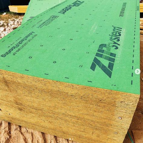 ZIP System® Wall Sheathing | Huber Engineered Woods Tape Reading, Home Building Tips, Apartment Projects, Building Tips, Streamline Design, House Building, Industrial Buildings, Still Standing, Architecture House