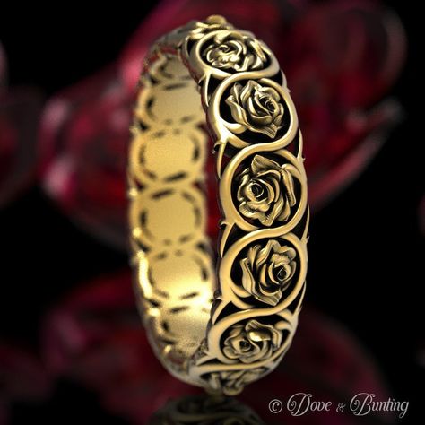 Gold Rose Wedding, Rose Wedding Ring, Rose Wedding Band, Gold Rose Ring, Rose Wedding Rings, Petal Ring, Rose Flower Ring, Dress Indian, Ring White Gold