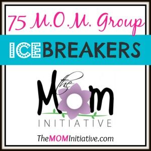 LOTS of FREE RESOURCES to help YOU MENTOR MOMS! Begin a M.O.M. Group today! FREE LIST of 75 ICEBREAKERS! FREE POSTCARD INVITATIONS! FREE M.O.M. GROUP FLYERS! FREE M.O.M. GROUP eBOOKS & REGISTRATION FORMS & FREE COMMUNITY INVOLVEMENT WORKSHEET! Make a difference TODAY!! Ice Breaker For Moms Group, Mom Ice Breaker Games, Mom Group Ice Breakers, Ice Breakers For Moms Group, Mom Meetup Ideas, Moms Group Ideas, Mops Meeting Ideas, Mom Group Ideas, Mom Group Games