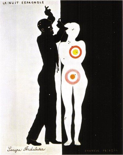 La Nuit espagnole. Francis Picabia. 1922.  also used as the cover for my much loved edition of Lorca plays, Tristan Tzara, Francis Picabia, Art