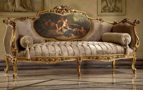 Seating French Furniture | Salon Set | Love Seat | Sofa | Arm Chair | Banquette | Chaise Lounge Italian Luxury Sofa, Royal Architecture, Love Seat Sofa, Gilded Furniture, Dressing Design, Diy Furniture Cheap, Rustic Furniture Diy, French Sofa, Lounge Couch