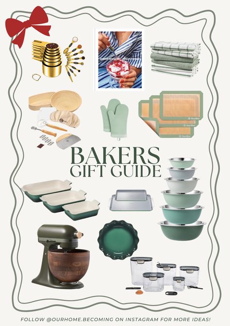 Discover the ultimate baker's gift guide filled with thoughtful and creative presents for every baking enthusiast! From must-have kitchen gadgets to stylish baking tools and unique accessories, find the perfect gift to inspire their culinary creations. Whether they're a beginner or a seasoned pro, these baking gifts are sure to delight! Explore our top picks and make every occasion special for the bakers in your life. Gifts For Bakers, Must Have Kitchen Gadgets, Master List, Gifts For A Baker, Ultimate Gift Guide, Baking Gifts, Like And Comment, Unique Accessories, Kitchen Gift