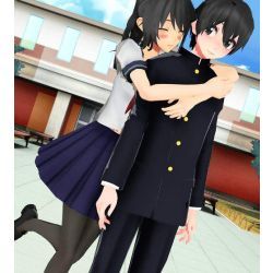 The Day I Met Her [Taro x Ayano] Senpai X Ayano, Ayano X Taro, Yandere Ayano, Budo X Ayano, Yandere Simulator Ayano, Yandere Simulator Memes, Male Rivals, Yendere Simulator, Yan Chan