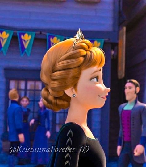 81 Me gusta, 2 comentarios - 𝑳𝒂𝒓𝒊 𝑨𝒏𝒏𝒂 🧡 (@kristannaforever_09) en Instagram: "Queen Anna of Arendelle  🖤🧡💚💛  #Kristanna #Kristoff #Anna #Frozen2 #Elsa #disney #Olaf #Sveen��…" Anna Frozen Hair, Anna Hair, Elsa Disney, Frozen Hair, Disney Olaf, Disney Frozen Elsa Art, Disney Princess Artwork, Female Cartoon Characters, Instagram Queen